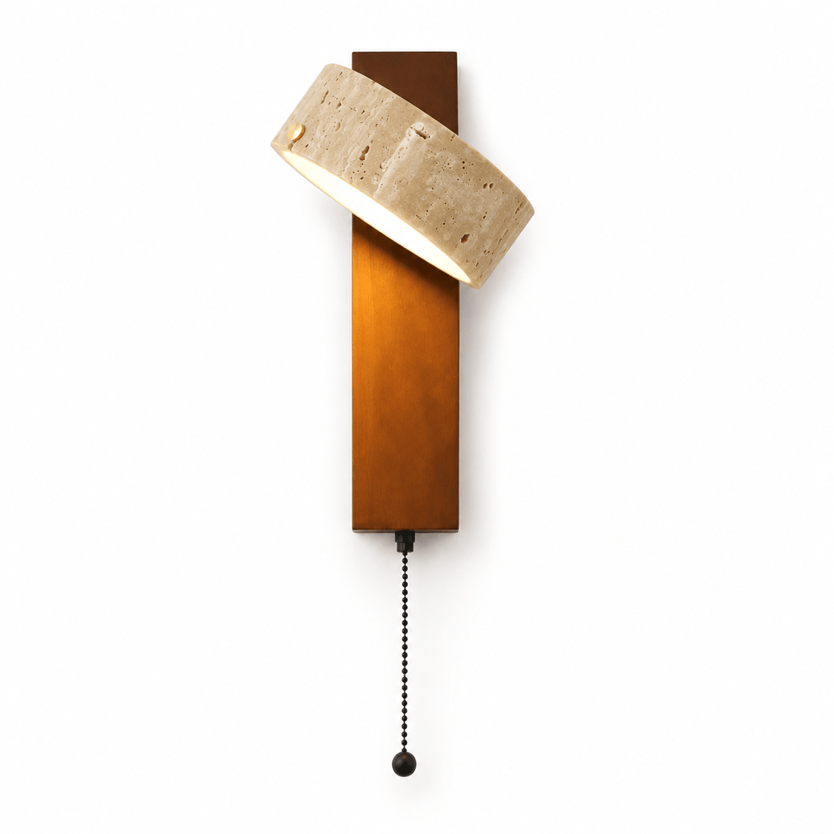 Applique Murale Bois et Travertin Design - Maison Du Design