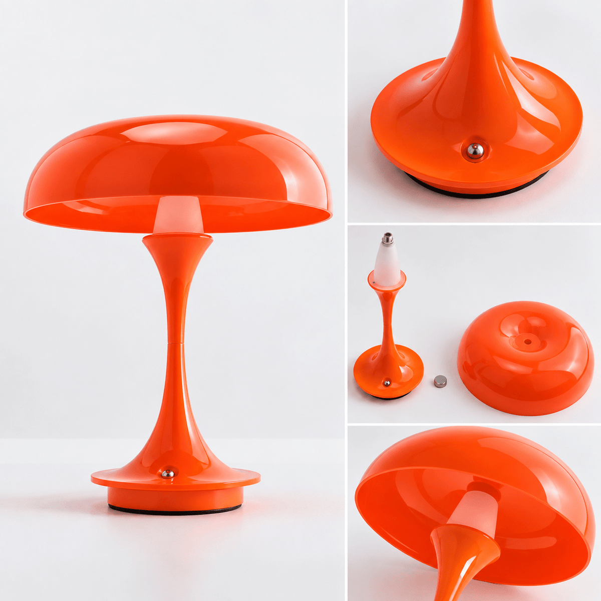 Lampe Champignon Orange - Maison Du Design