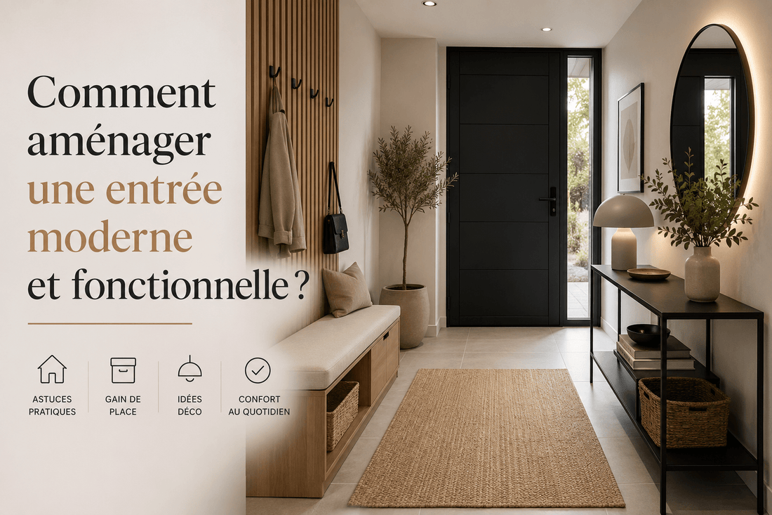 Comment aménager une entrée moderne et fonctionnelle ? - Maison Du Design