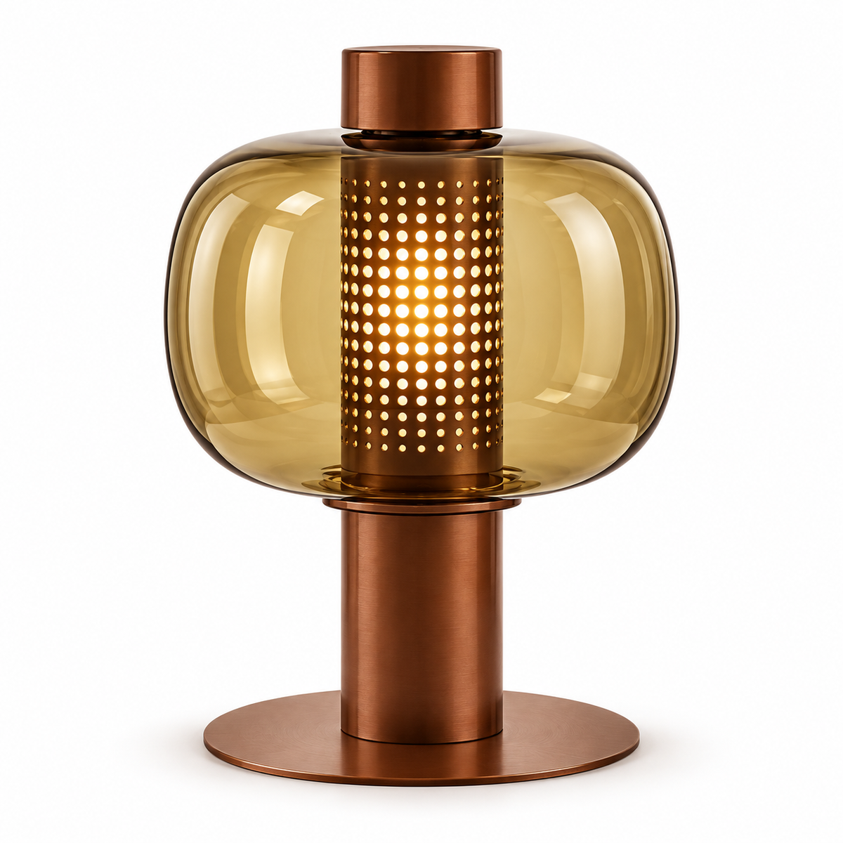 Lampe De Chevet Verre Soufflé Moderne
