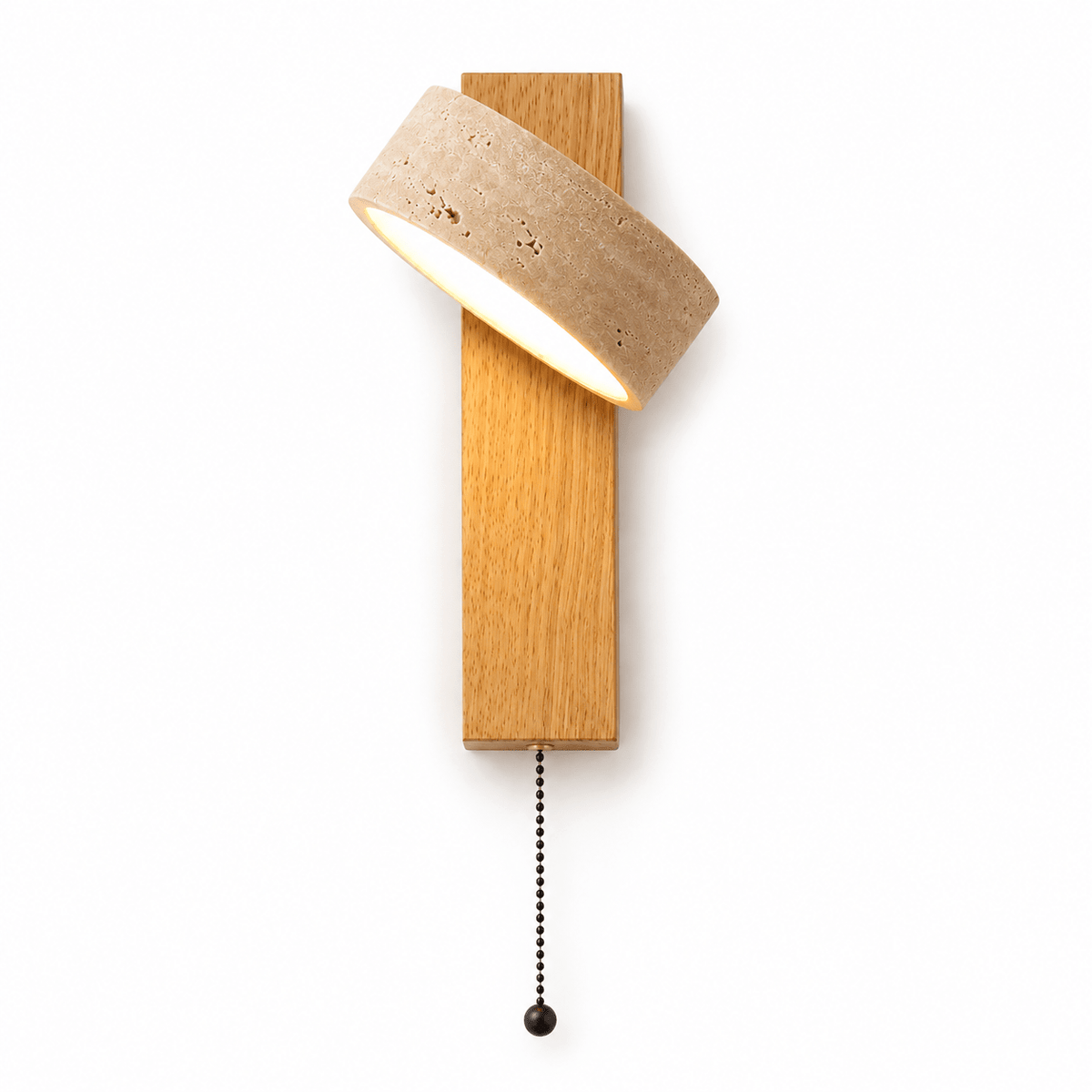 Applique Murale Bois et Travertin Design - Maison Du Design
