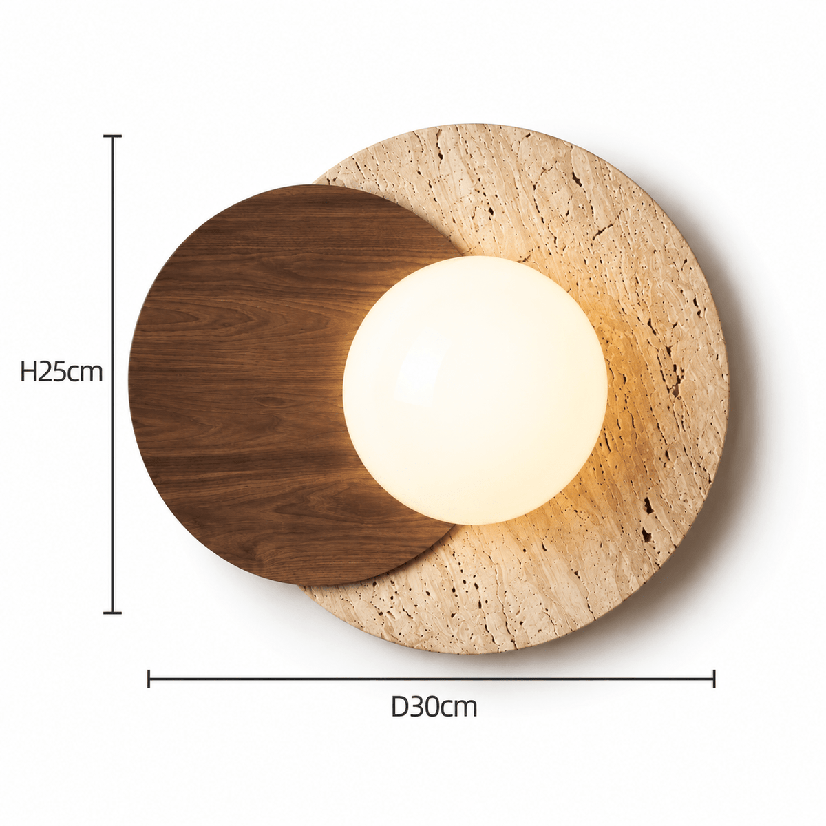 Applique Murale Double Disque - Maison Du Design