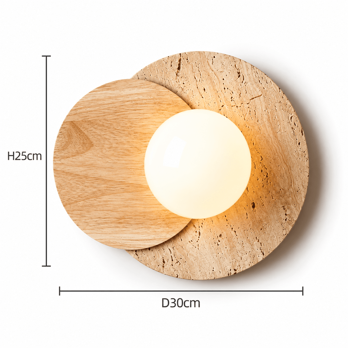 Applique Murale Double Disque - Maison Du Design