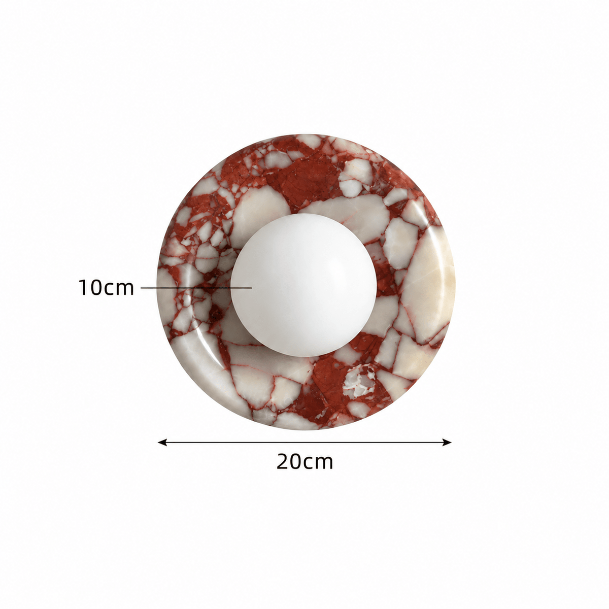 Applique Murale Ronde Marbre Design - Maison Du Design