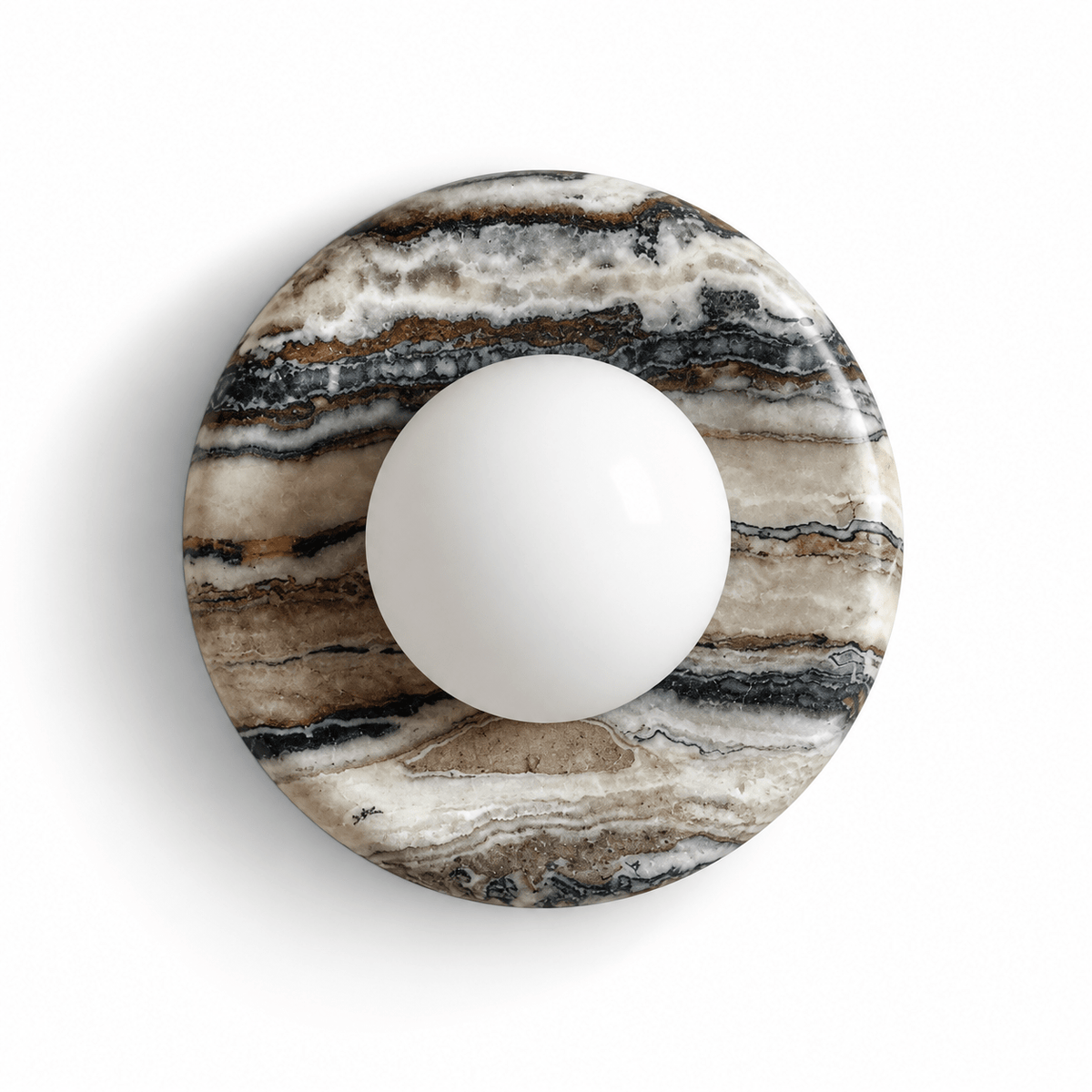 Applique Murale Ronde Marbre Design - Maison Du Design