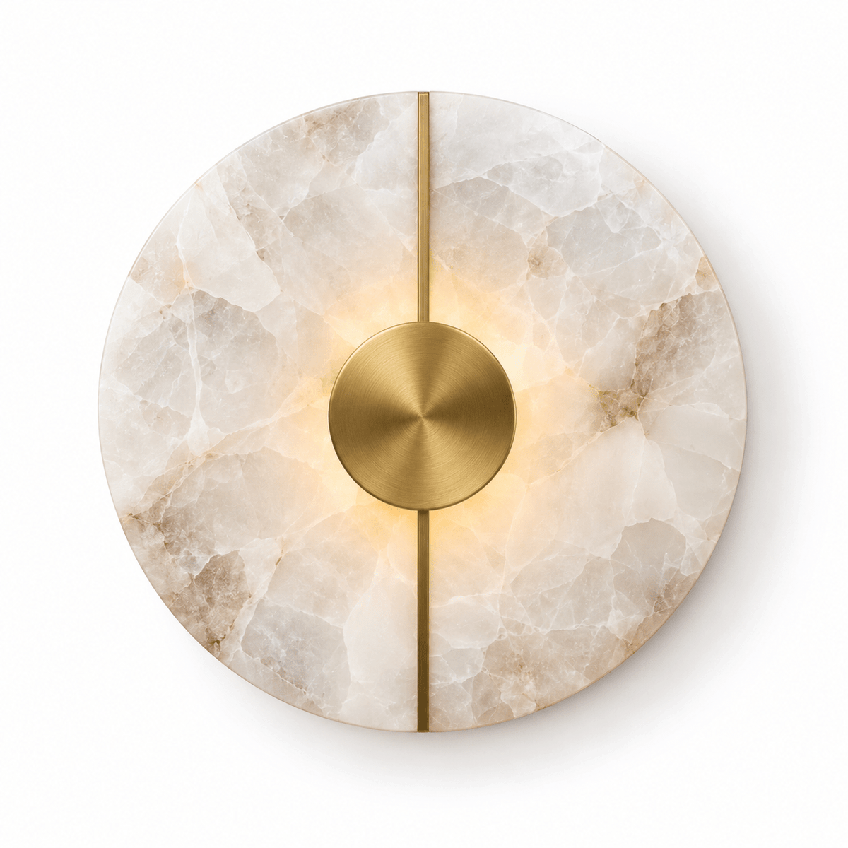 Applique Murale Ronde Marbre Design Épuré - Maison Du Design
