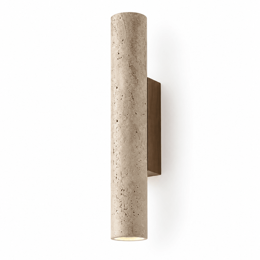 Applique Murale Travertin Cylindrique - Maison Du Design