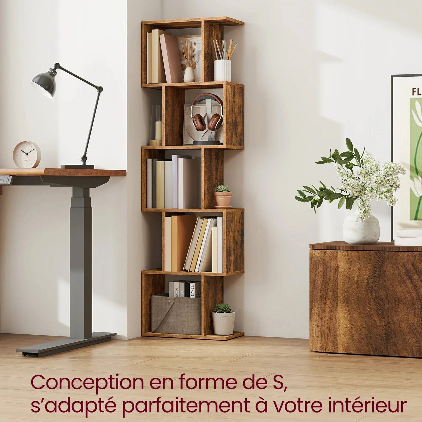 Étagère Bibliothèque Design Géométrique - Maison Du Design