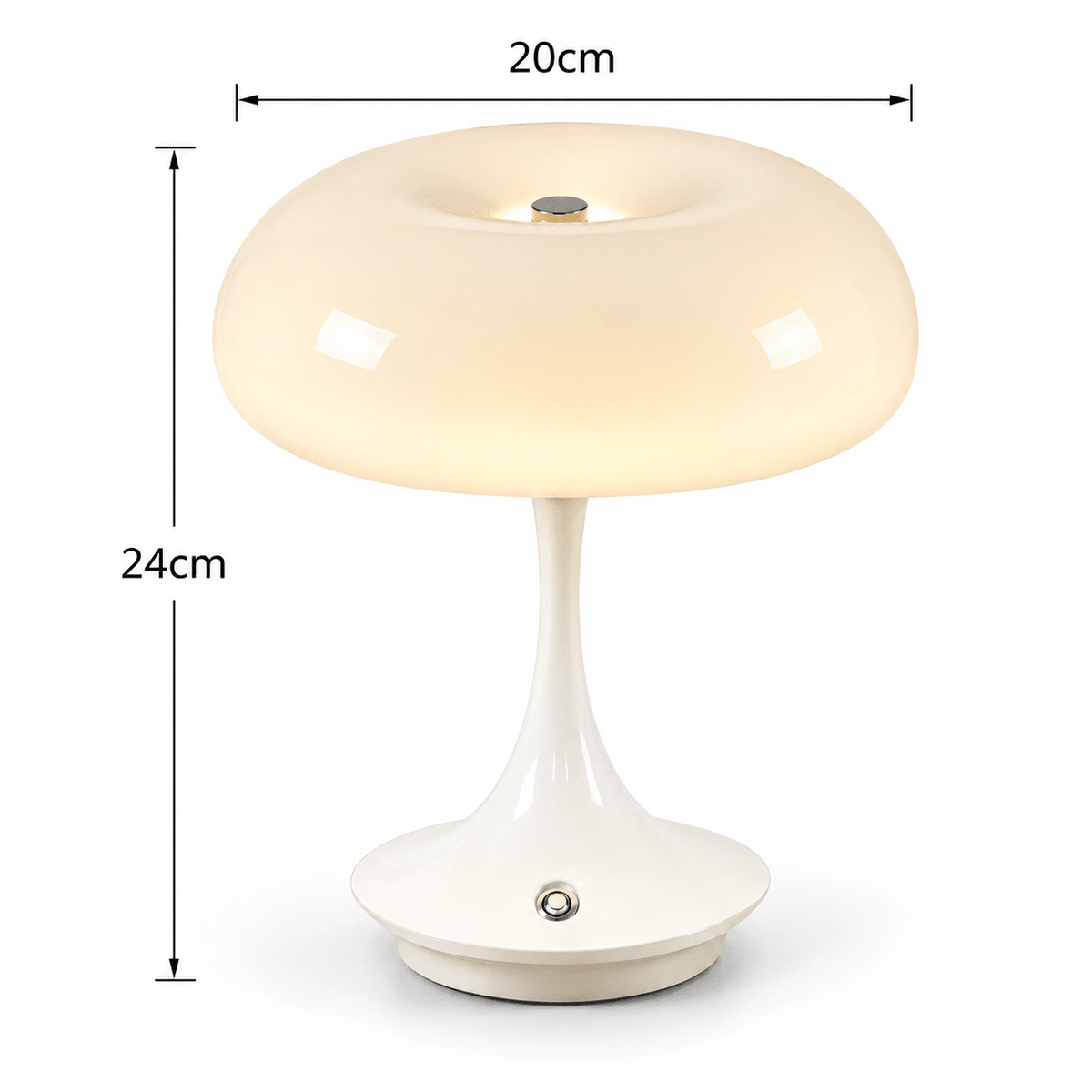 Lampe Champignon Blanc - Maison Du Design