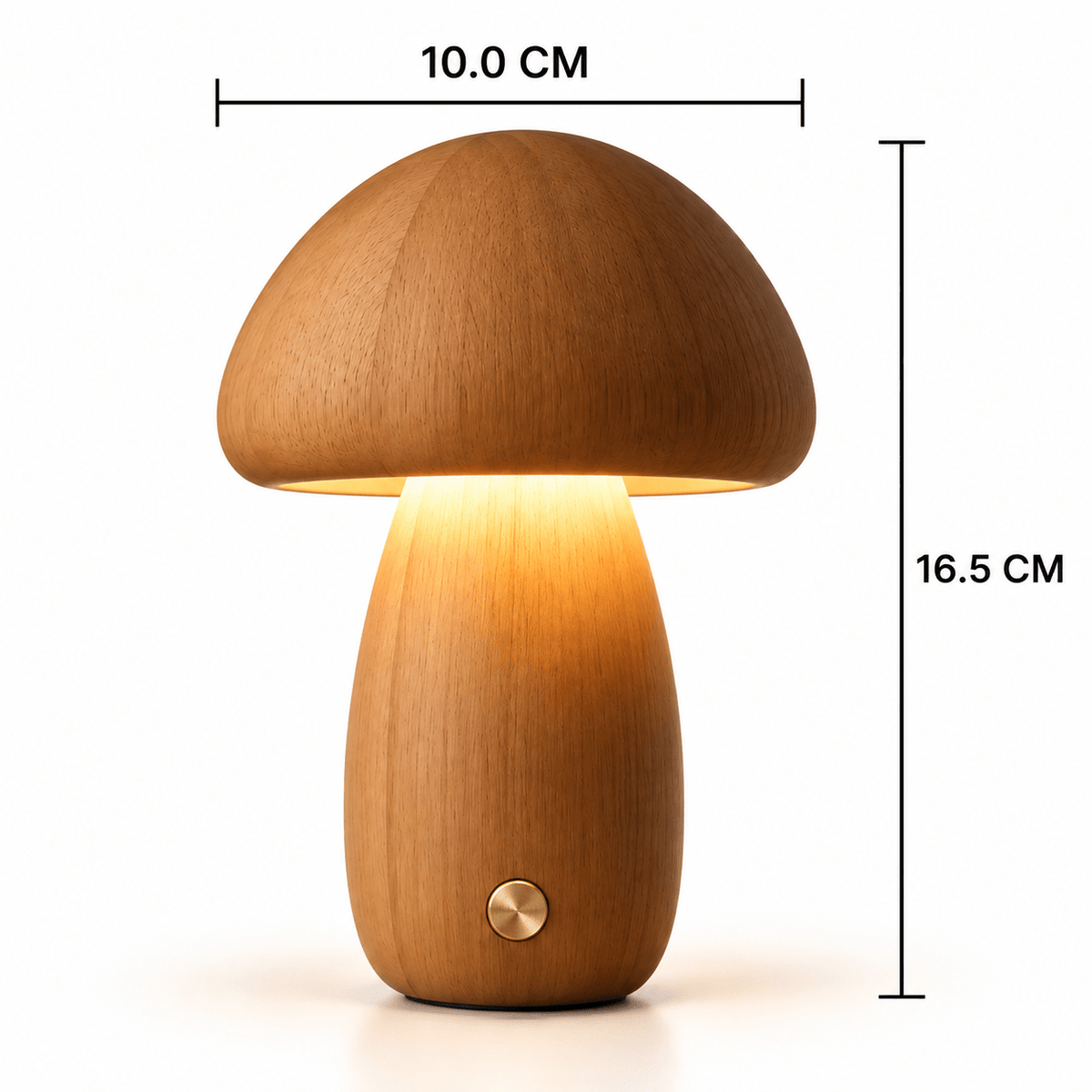 Lampe Champignon Bois - Maison Du Design
