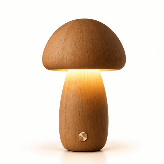 Lampe Champignon Bois - Maison Du Design