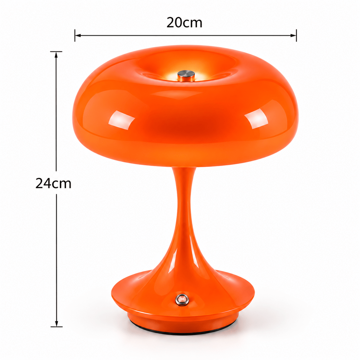 Lampe Champignon Orange - Maison Du Design