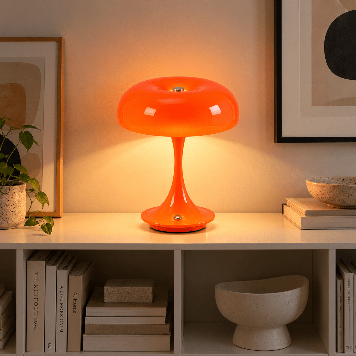 Lampe Champignon Orange - Maison Du Design