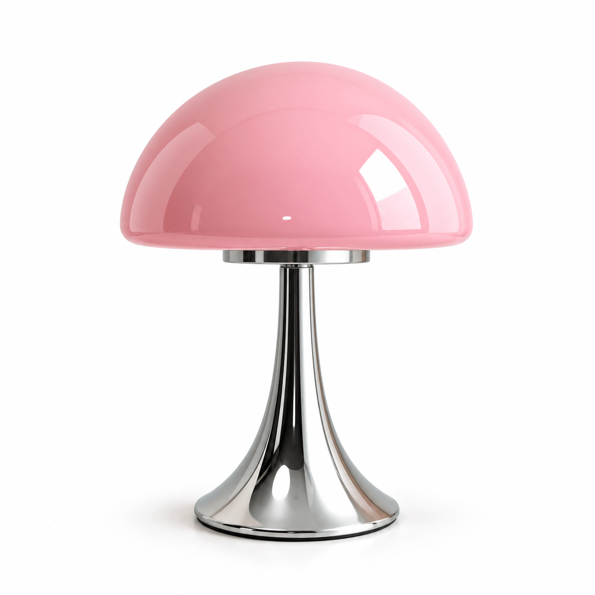 Lampe Champignon Vintage Pied Chromé - Maison Du Design
