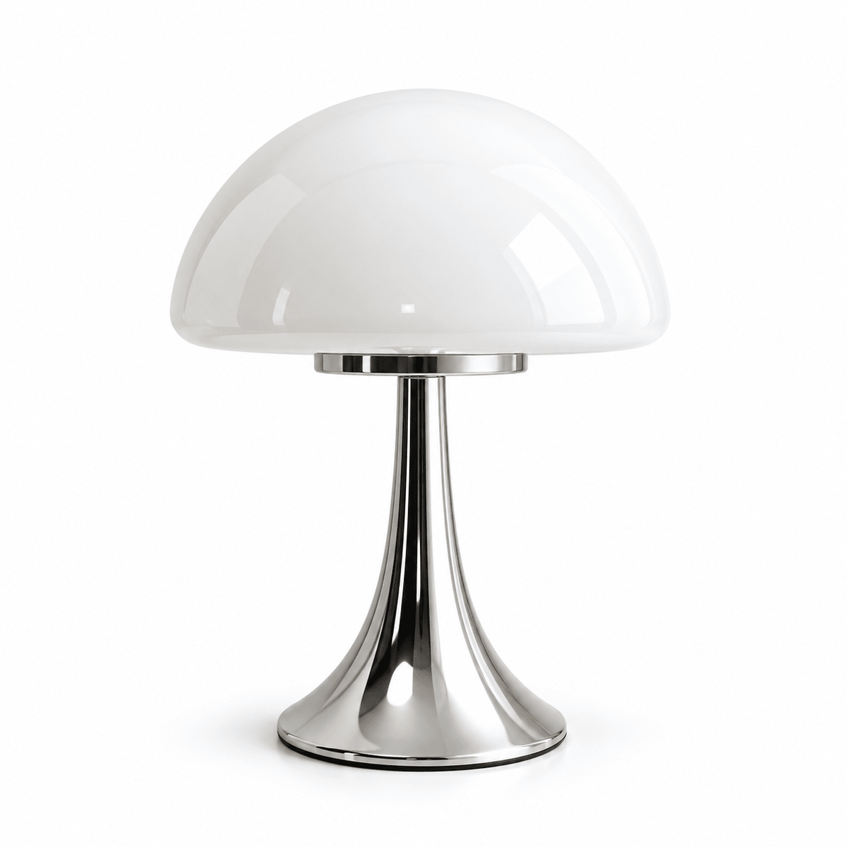 Lampe Champignon Vintage Pied Chromé - Maison Du Design