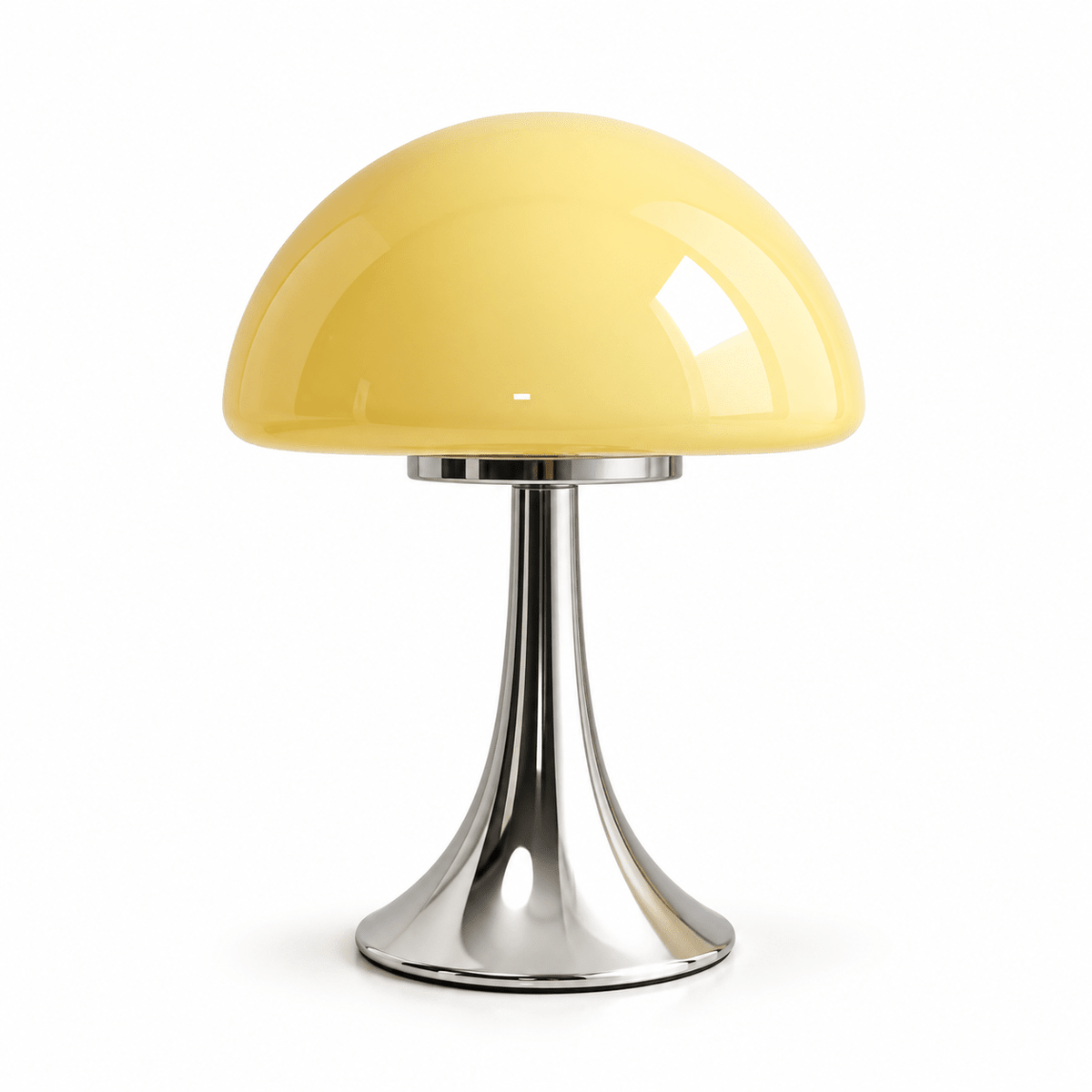 Lampe Champignon Vintage Pied Chromé - Maison Du Design