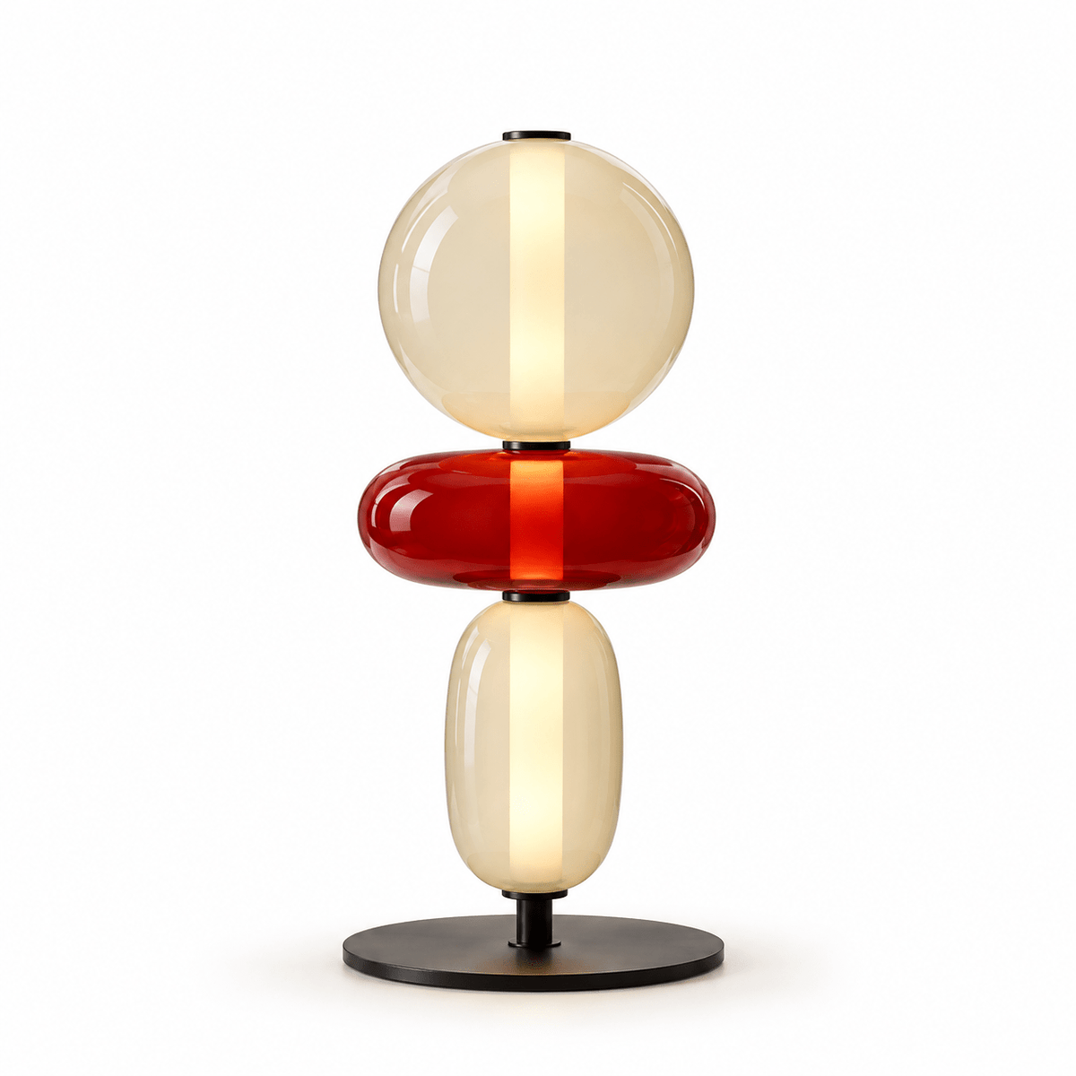 Lampe De Bureau Design Verre Coloré - Maison Du Design