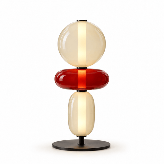 Lampe De Bureau Design Verre Coloré - Maison Du Design