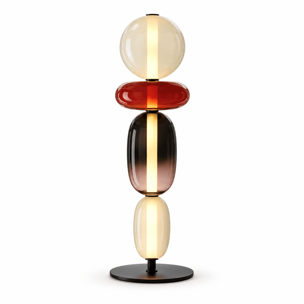 Lampe De Bureau En Verre Sphères - Maison Du Design