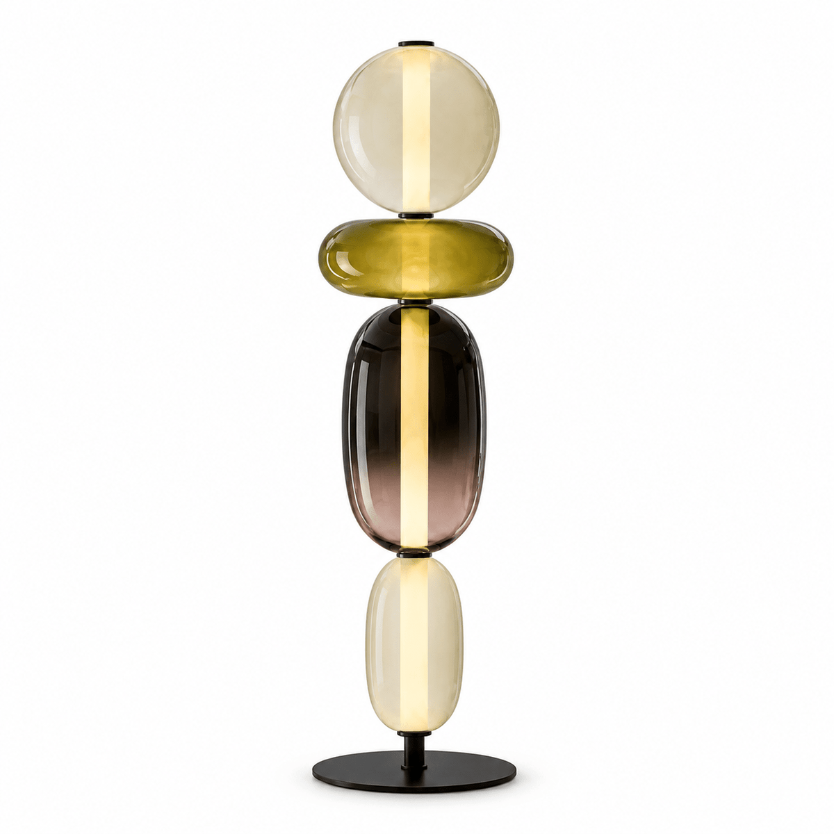 Lampe De Bureau Sphères En Verre - Maison Du Design