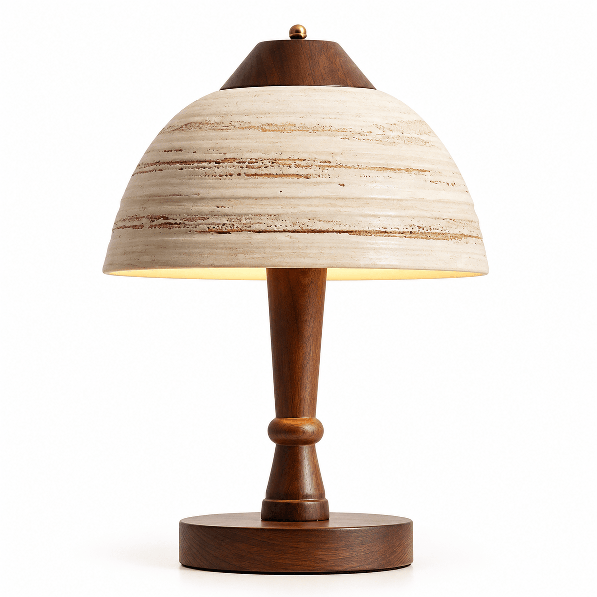 Lampe De Chevet Céramique & Bois - Maison Du Design