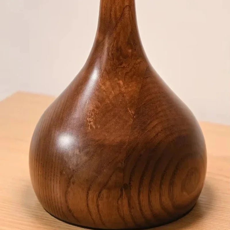 Lampe de Chevet Champignon Bois et Verre - Maison Du Design