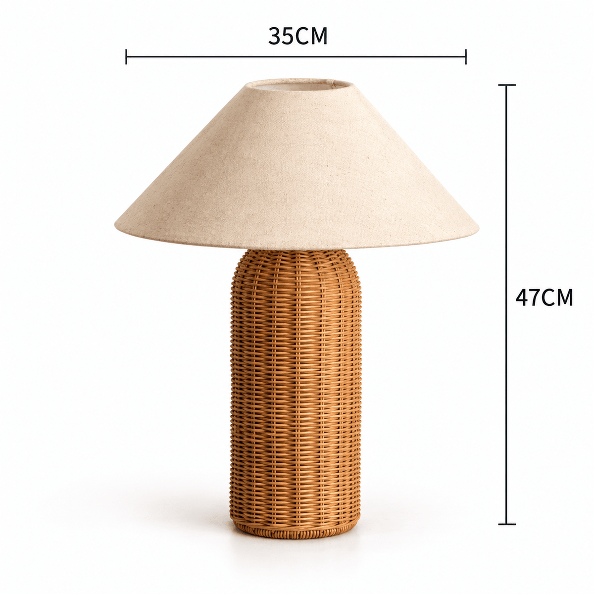 Lampe De Chevet Osier Bohème - Maison Du Design