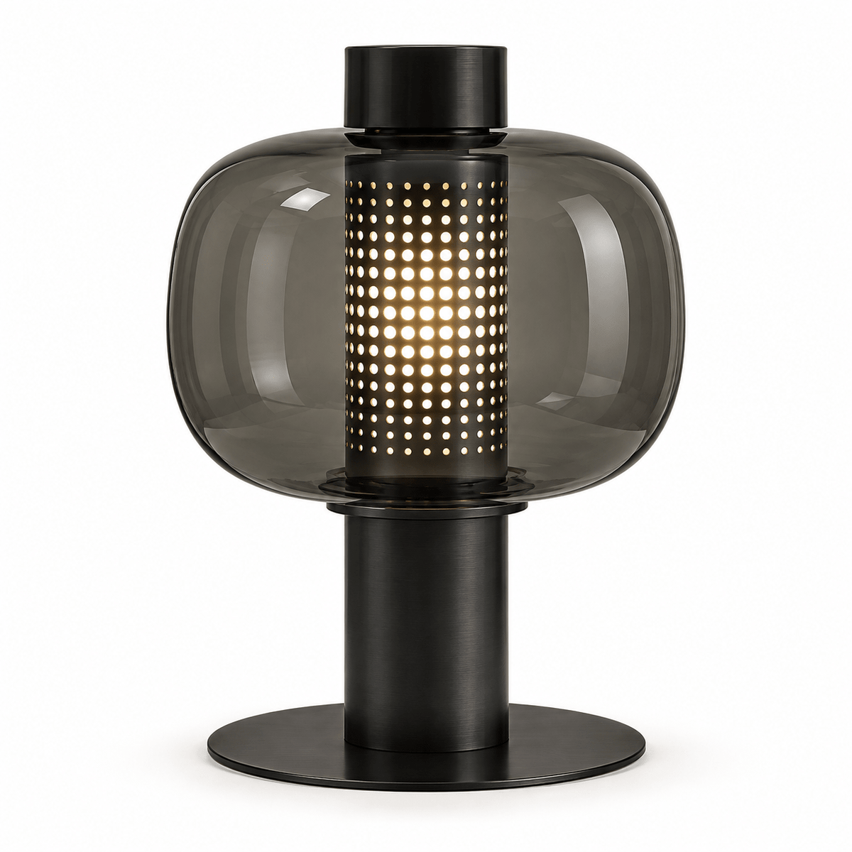 Lampe De Chevet Verre Soufflé Moderne - Maison Du Design