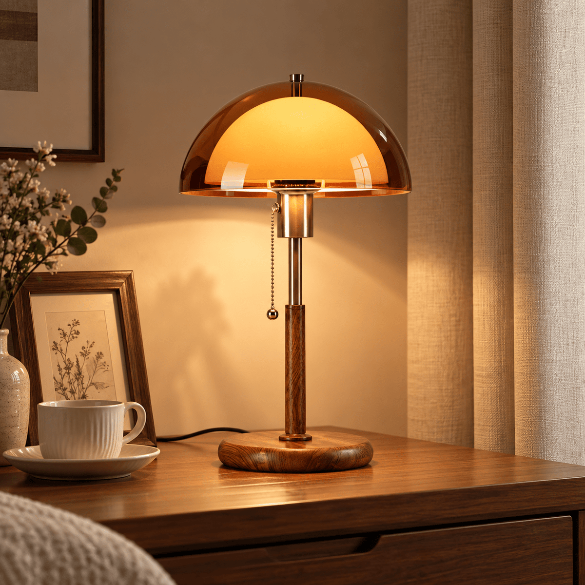 Lampe de Chevet Vintage Champignon - Maison Du Design