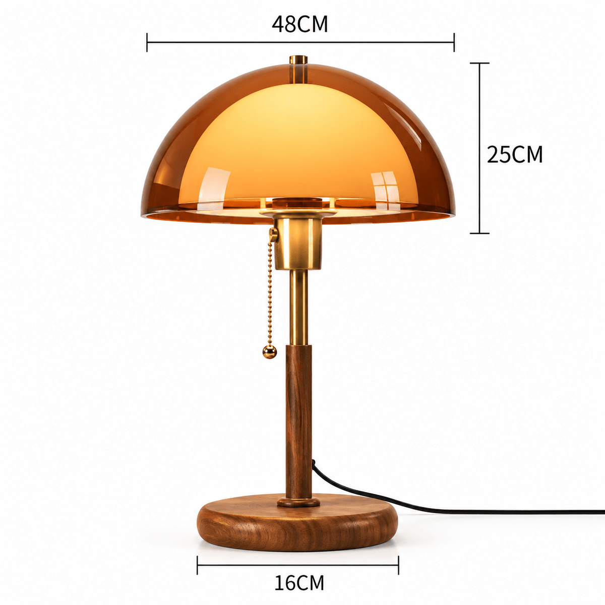 Lampe de Chevet Vintage Champignon - Maison Du Design