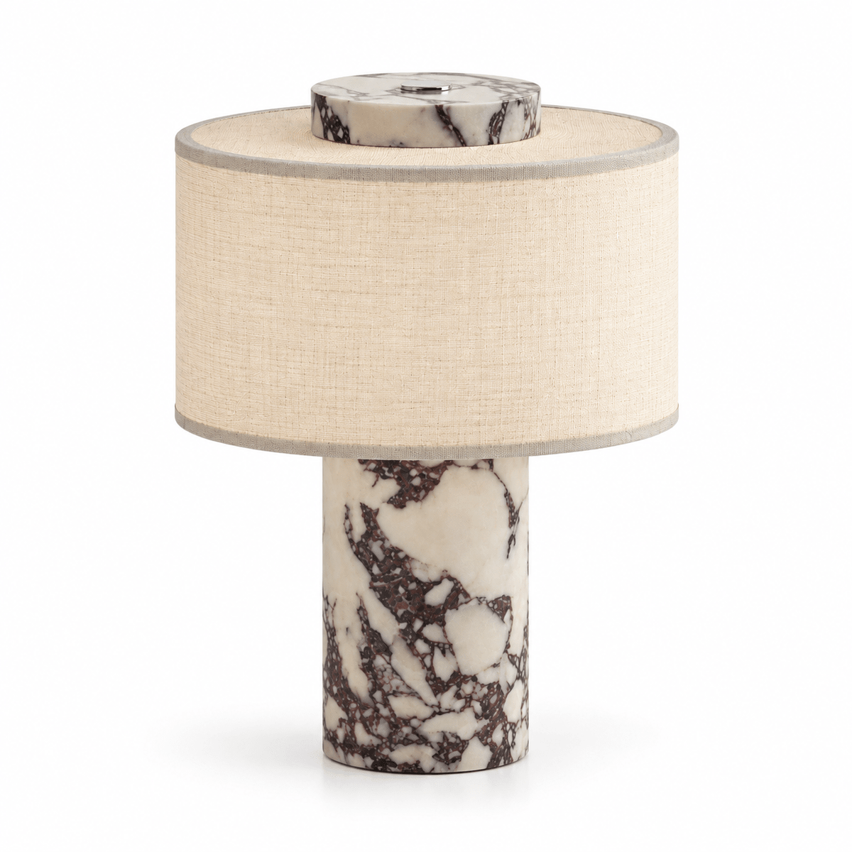 Lampe De Table Marbre Calacatta Viola Sans Fil - Maison Du Design