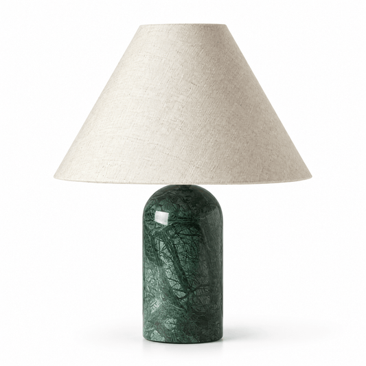 Lampe De Table Marbre Vert Design - Maison Du Design