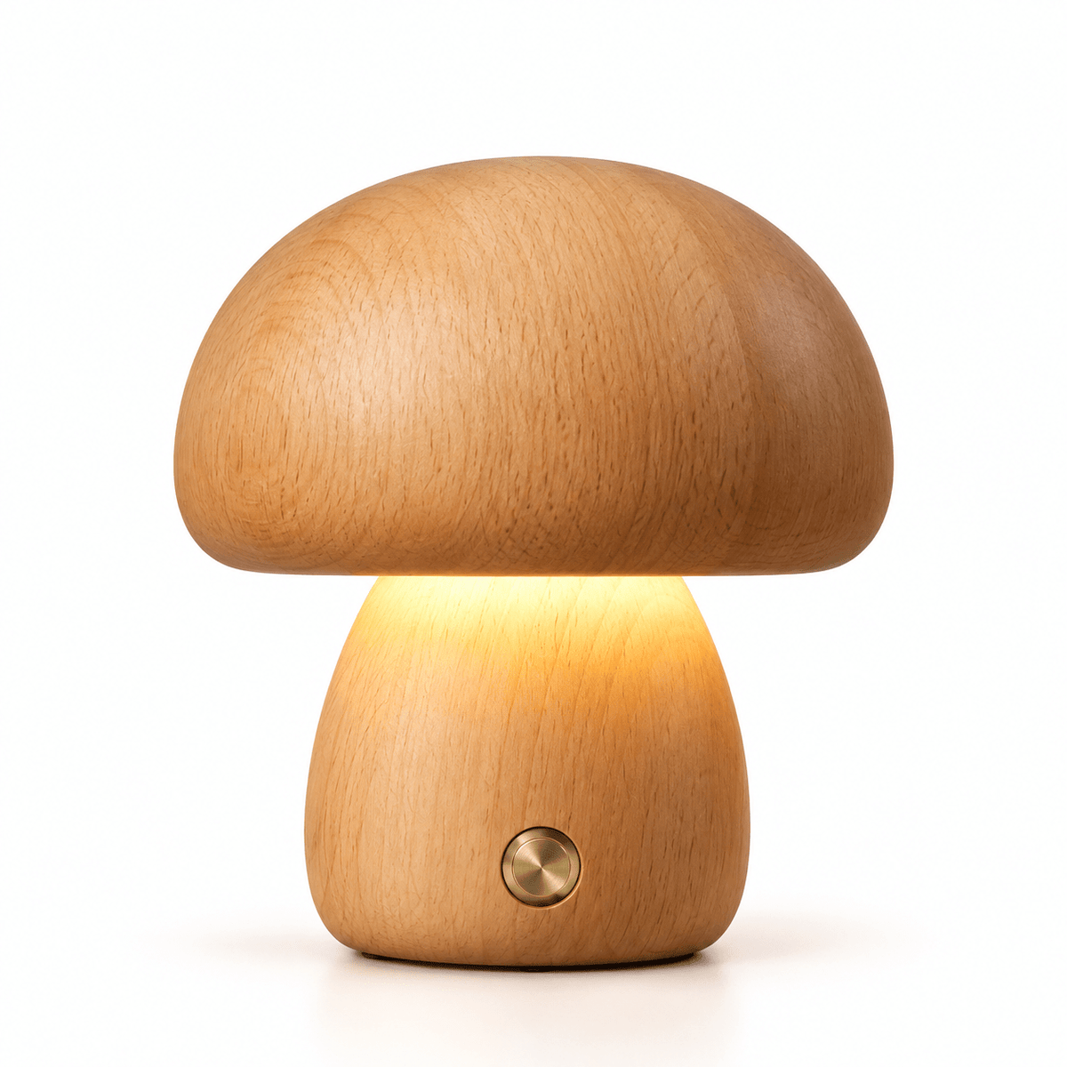 Lampe Petit Champignon Bois - Maison Du Design