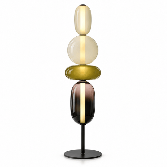 Lampe Sur Pied Verre Design Coloré - Maison Du Design