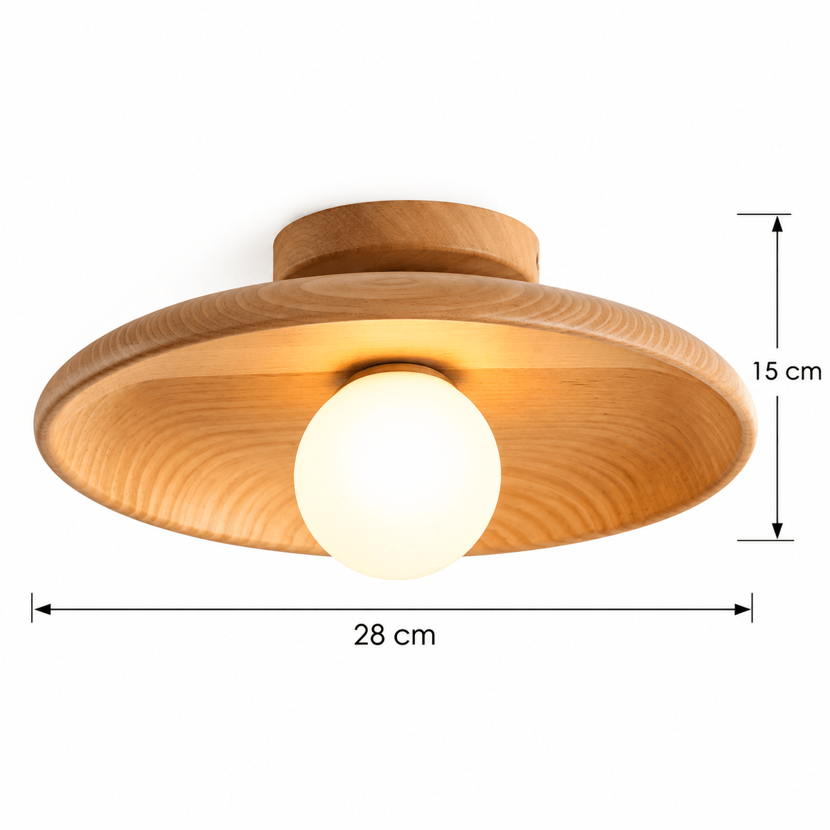 Plafonnier Bois Scandinave - Maison Du Design