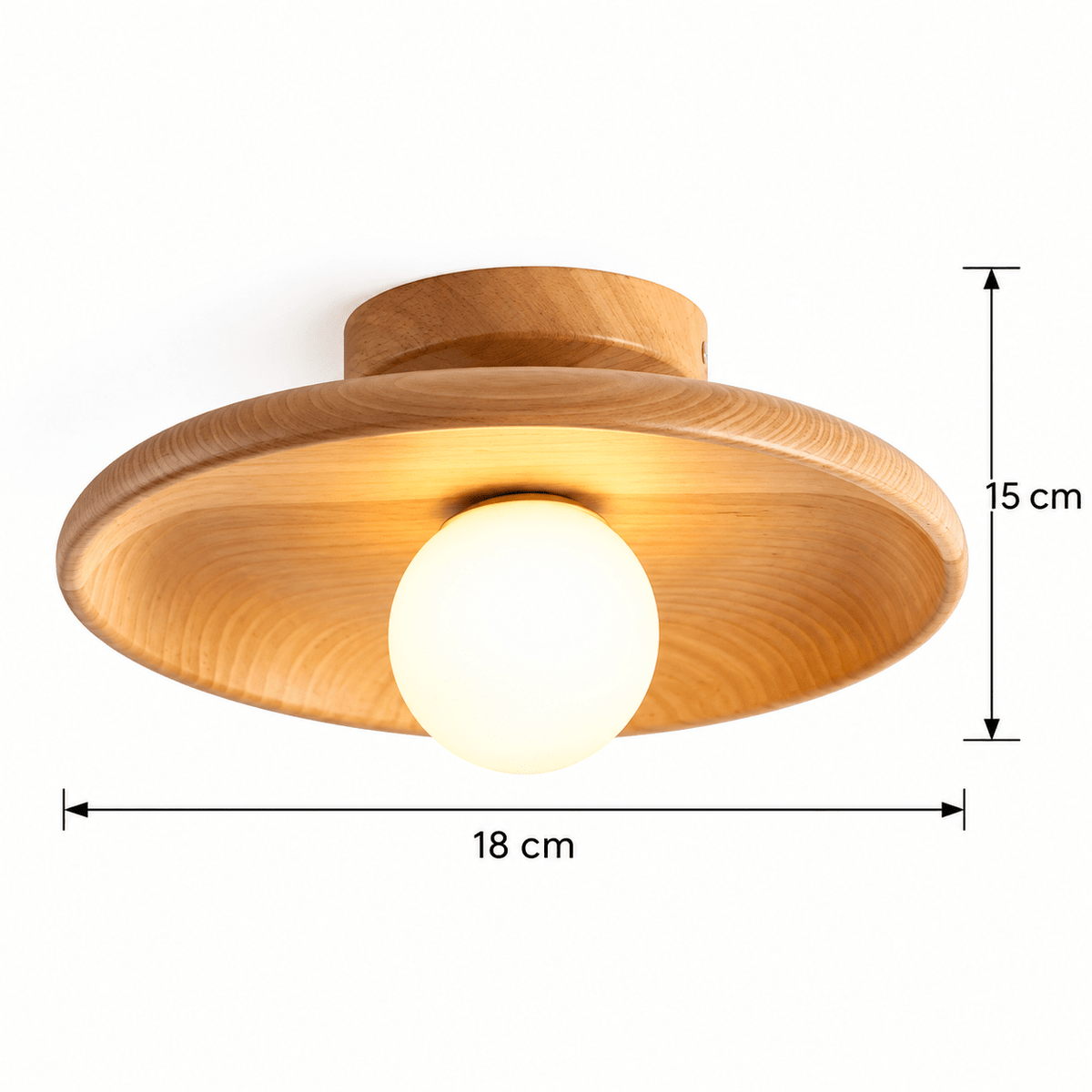 Plafonnier Bois Scandinave - Maison Du Design