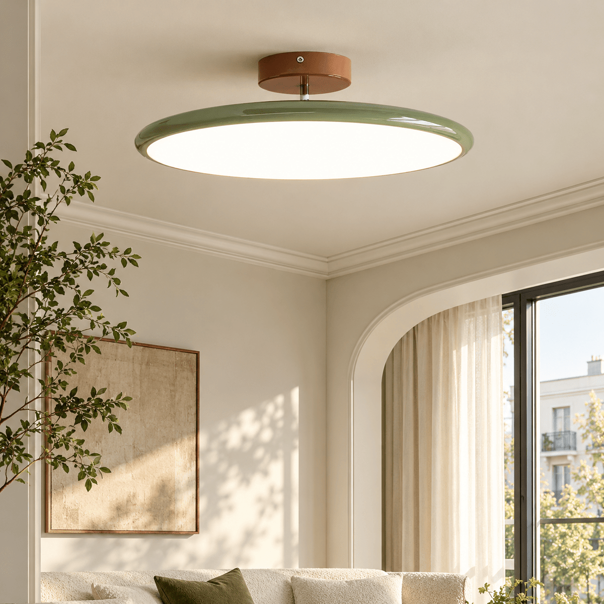Plafonnier Nordique Disque Moderne - Maison Du Design