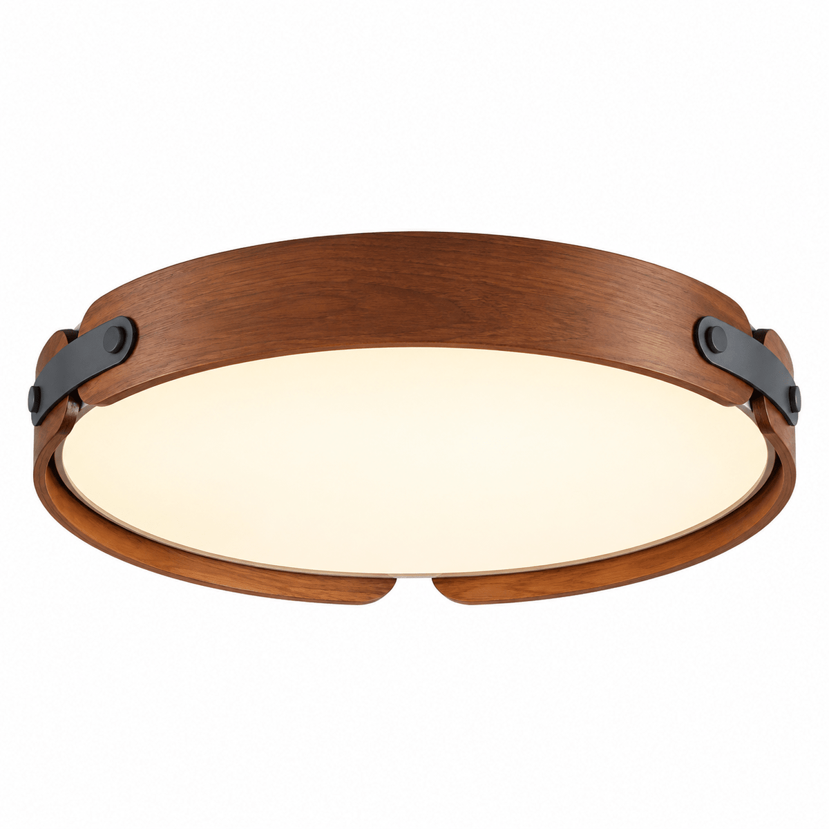 Plafonnier Rond Japonais Bois Design Moderne - Maison Du Design