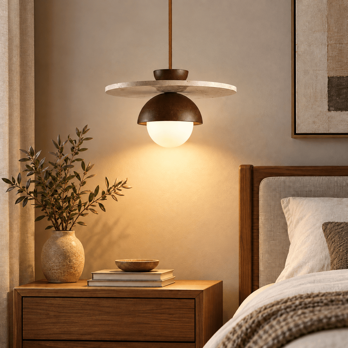 Suspension Luminaire Design Japandi - Maison Du Design