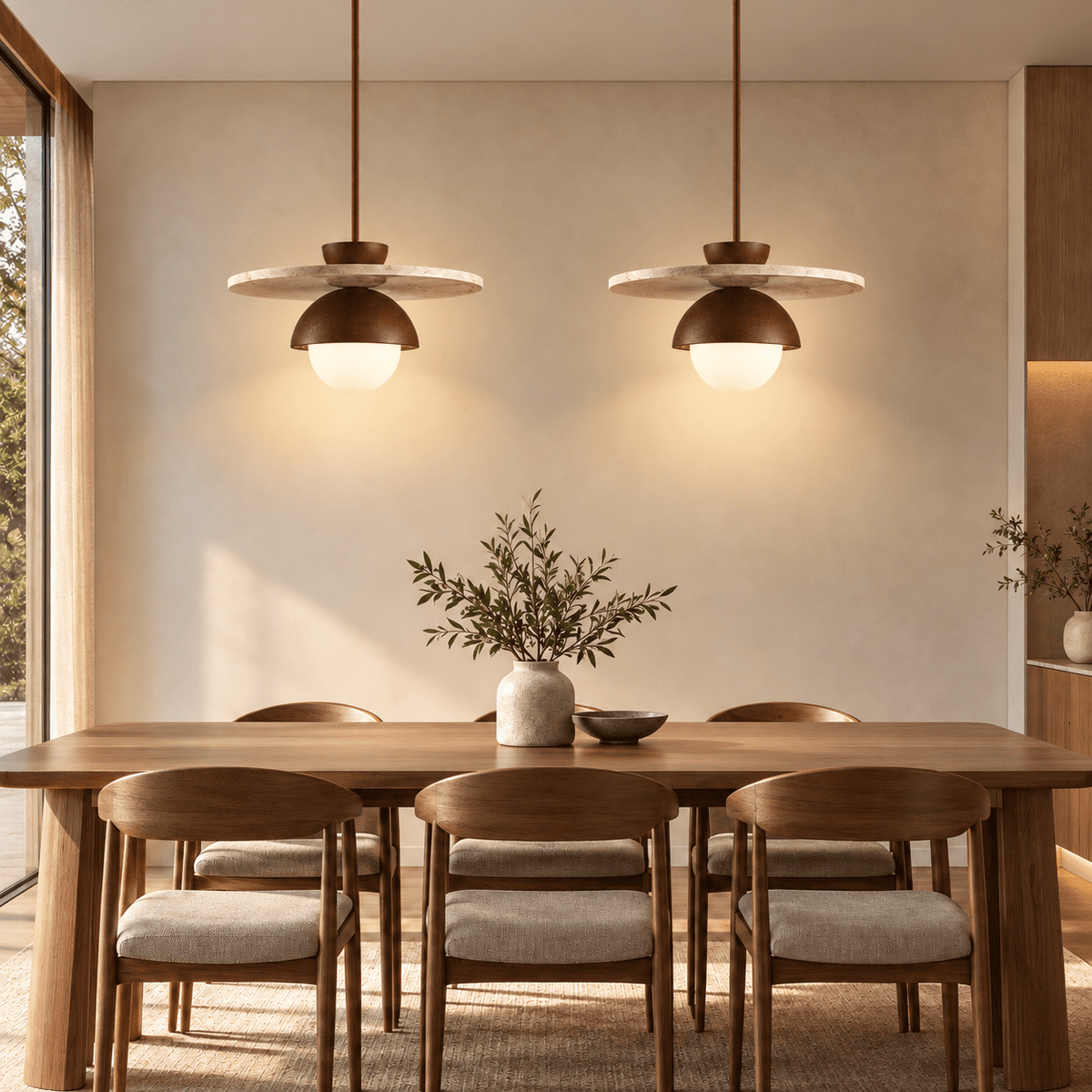 Suspension Luminaire Design Japandi - Maison Du Design