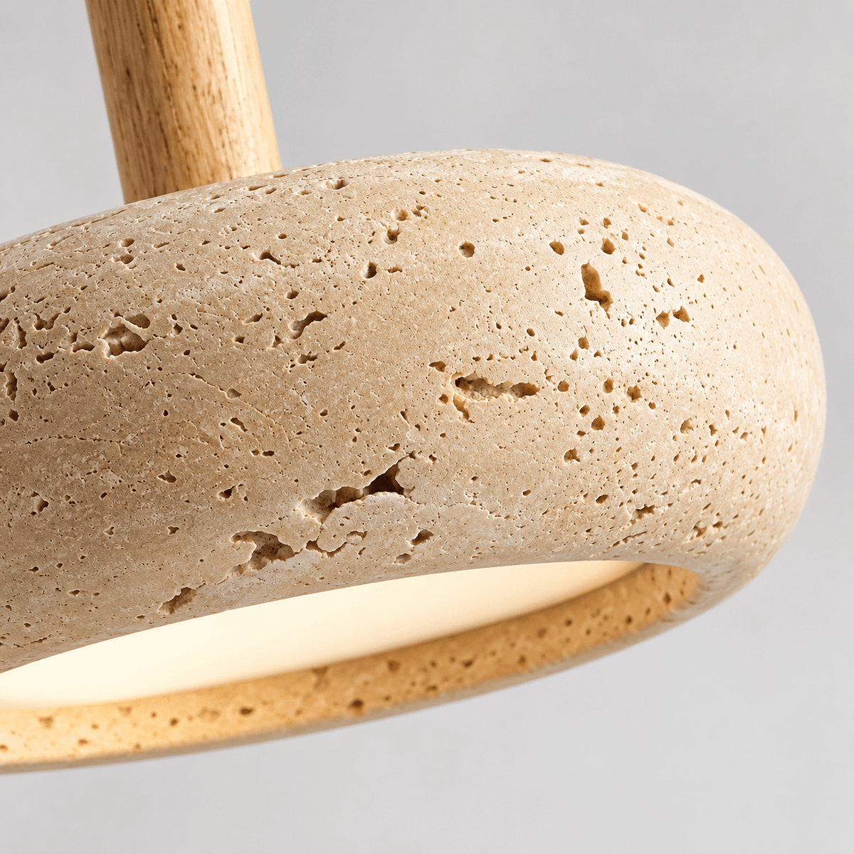 Suspension Luminaire Travertin Beige - Maison Du Design