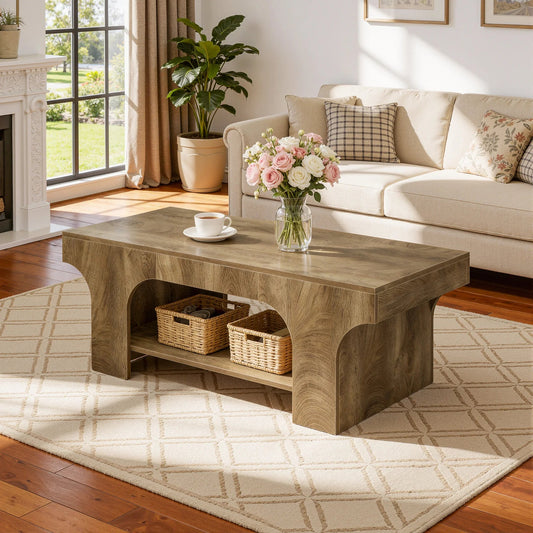 Table Basse Design Pieds Arqués - Maison Du Design