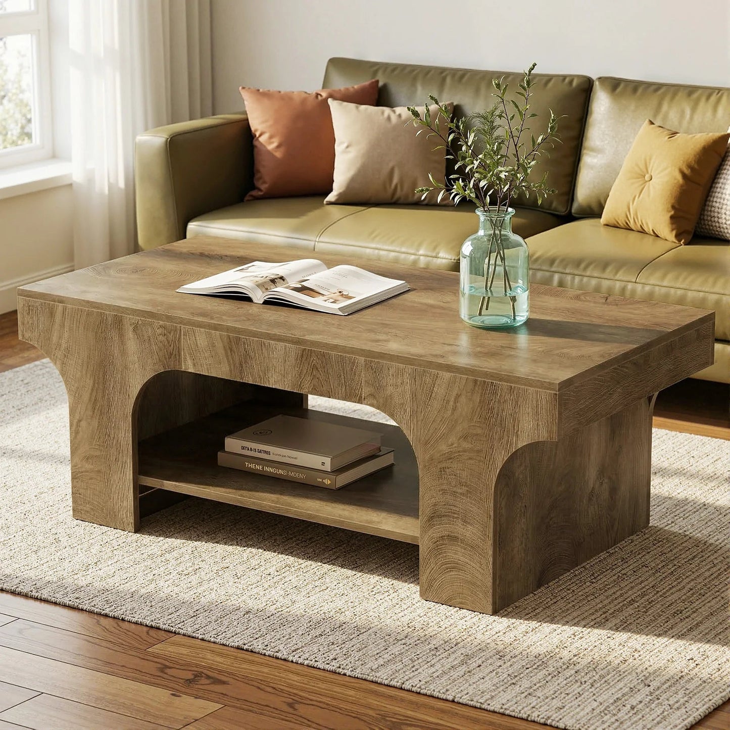 Table Basse Design Pieds Arqués - Maison Du Design