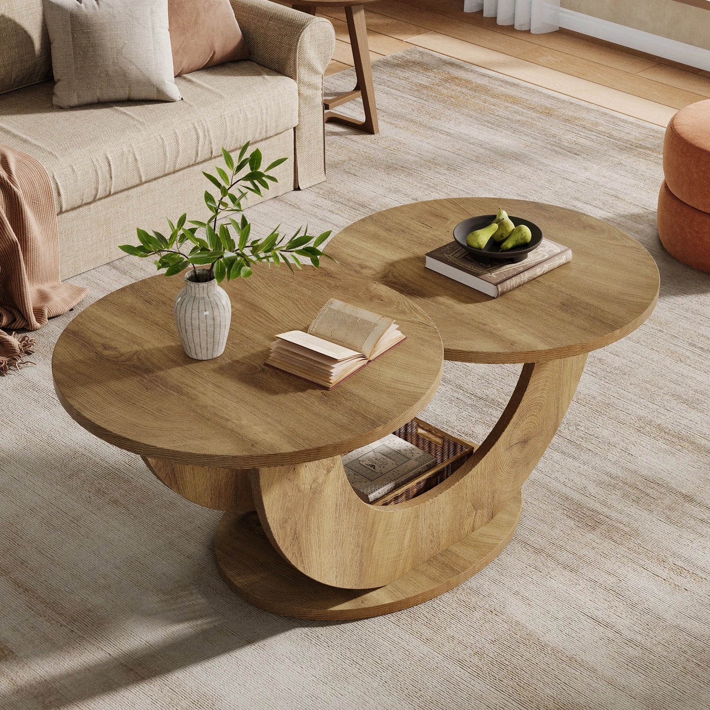 Table Basse Design Pieds en Arche - Maison Du Design