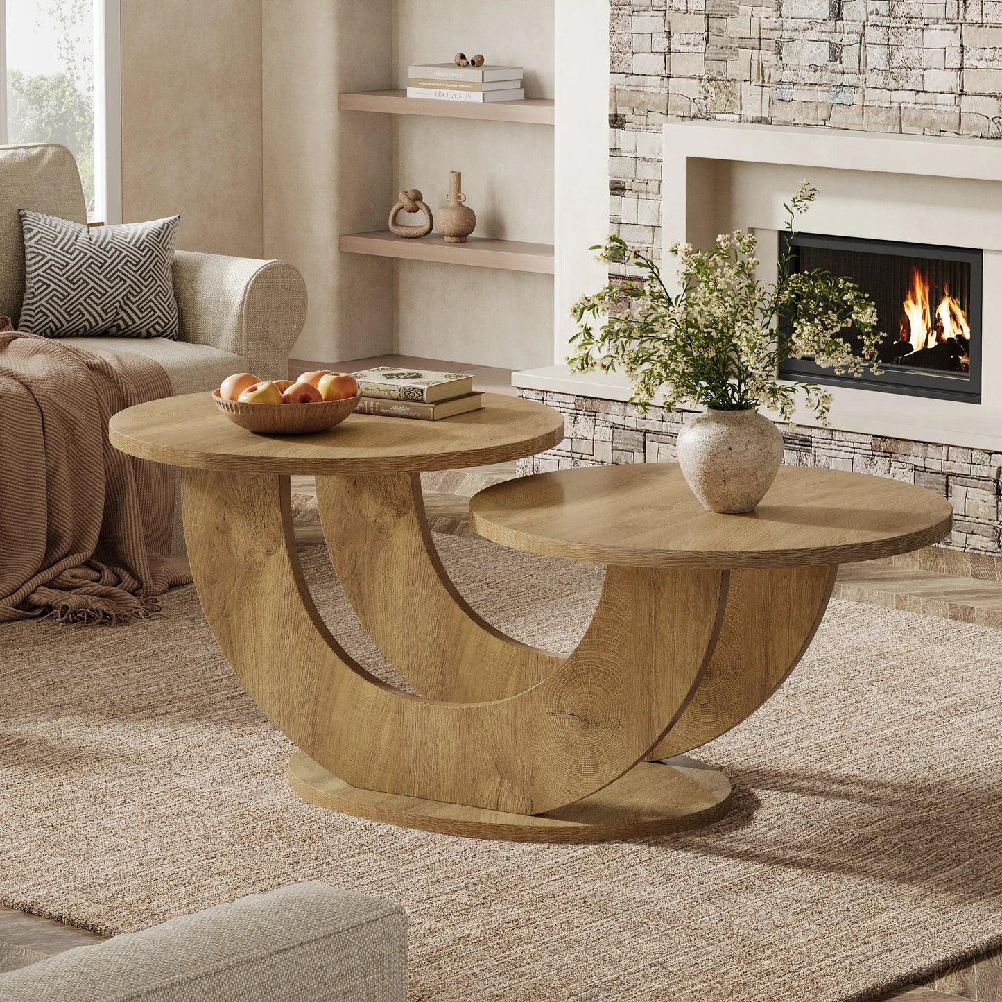 Table Basse Design Pieds en Arche - Maison Du Design