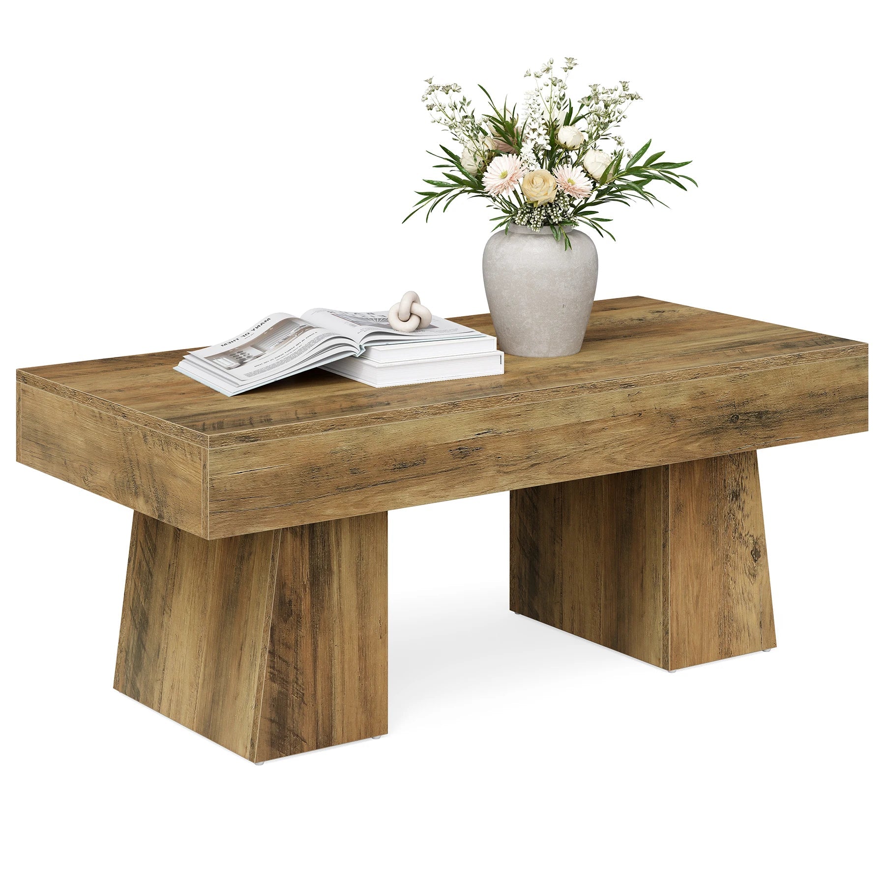 Table Basse Design Style Bois Rustique - Maison Du Design