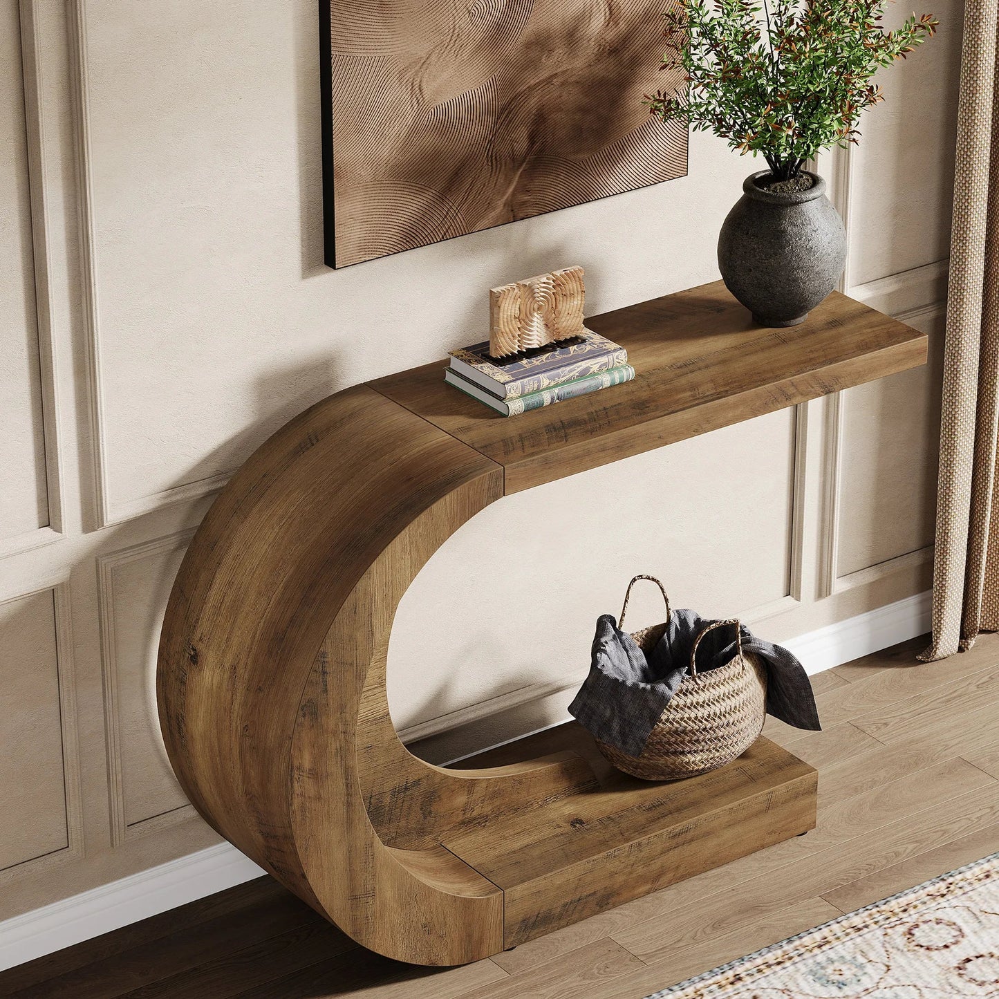 Table Console Courbe Contemporaine - Maison Du Design