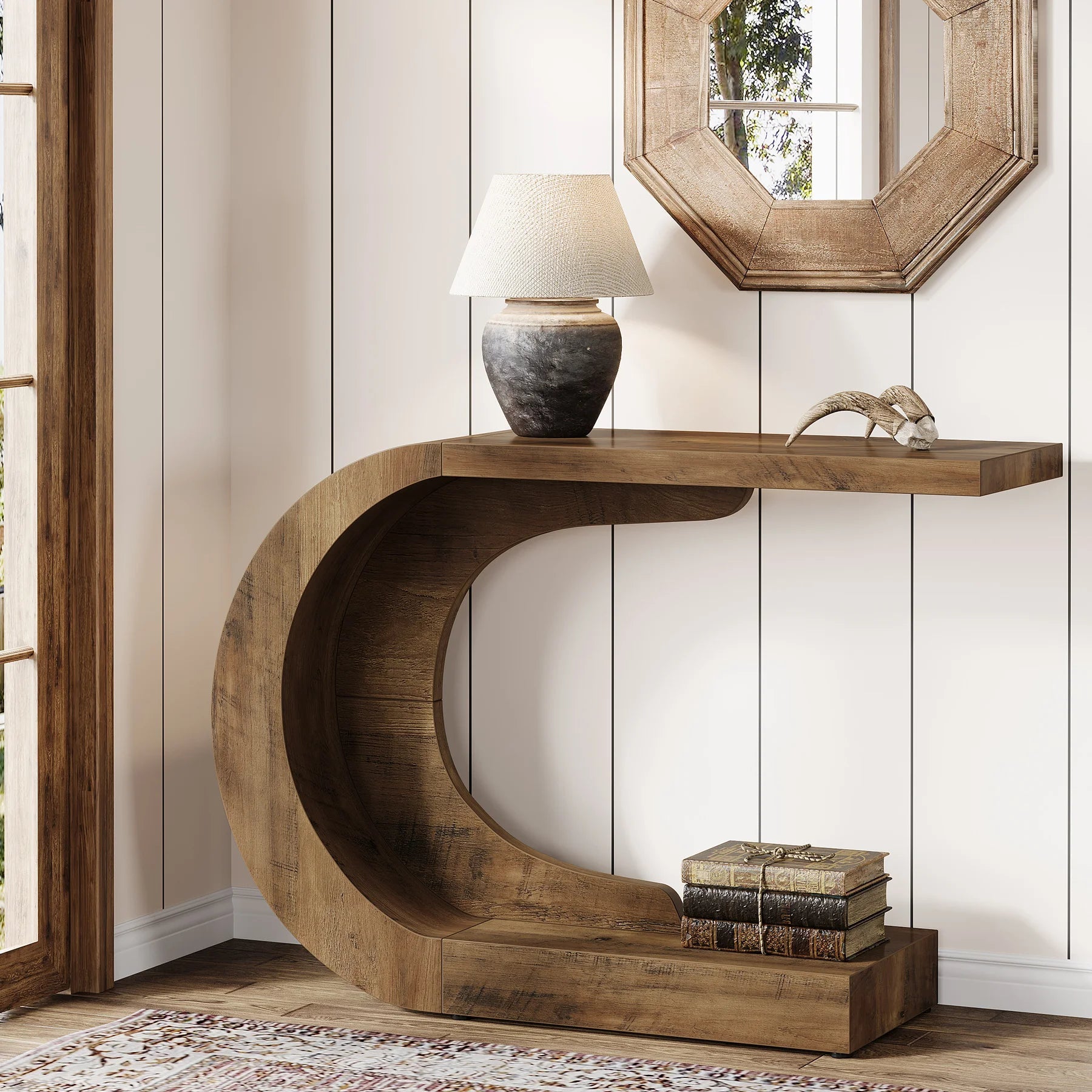 Table Console Courbe Contemporaine - Maison Du Design