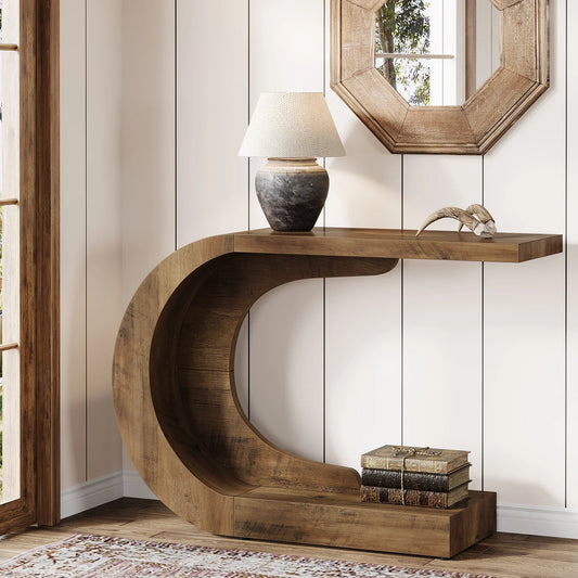 Table Console Courbe Contemporaine - Maison Du Design