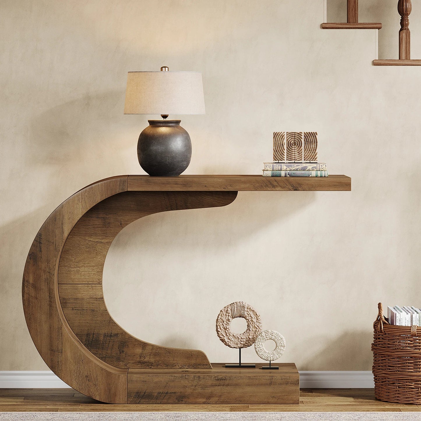 Table Console Courbe Contemporaine - Maison Du Design